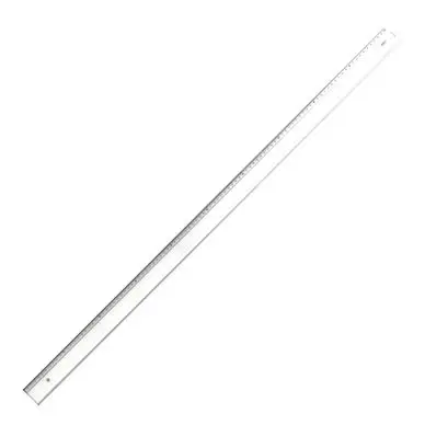 Règle transparente 1 biseau + bosselage 100 cm - Graphoplex Acheter En Ligne
