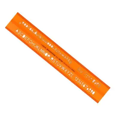 Prix Réduit Trace lettres Iso 12 mm - Standardgraph