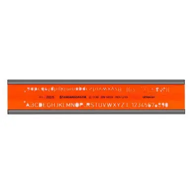 Livraison Express Trace lettres Iso 5 mm - Standardgraph