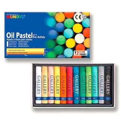 Offre Spéciale Boîte de 12 pastels à l'huile - Mungyo