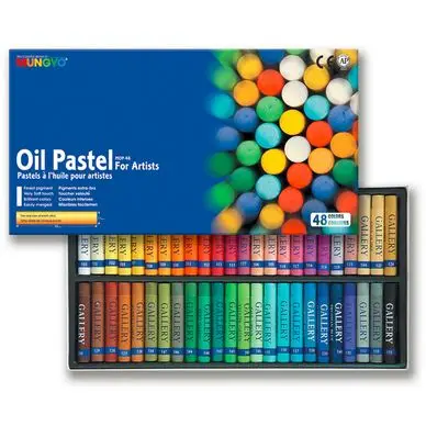 Prix Bas Boîte de 48 pastels à l'huile - Mungyo