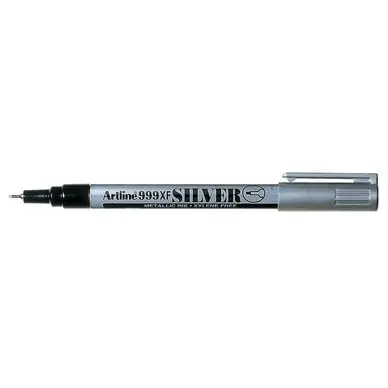 Marqueur 999 argent pointe effilée - 0,8 mm - Artline Offre Limitée