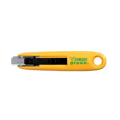 Retour Gratuit Cutter SK7/Green à sécurité - Olfa