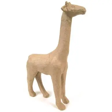 Objet en papier mâché girafe - Décopatch Quantité Limitée