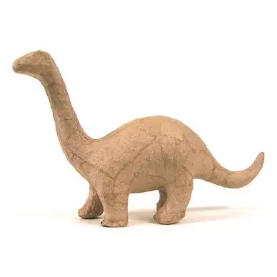 Objet en papier mâché brontosaure - Décopatch Jusqu'à Épuisement Des Stocks