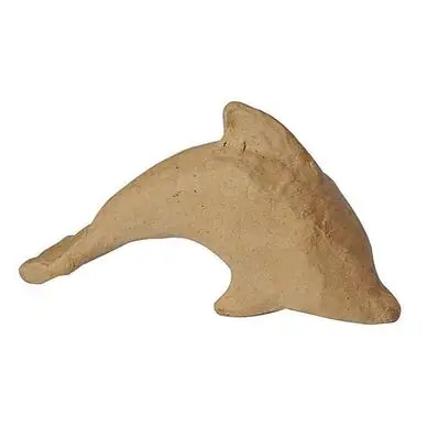 Objet en papier mâché petit dauphin - Décopatch Prix Promo