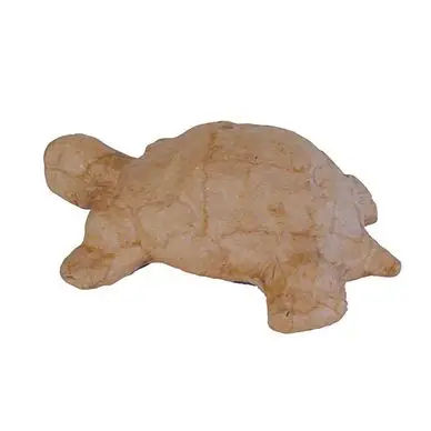 Objet en papier mâché petite tortue - Décopatch Vente Directe