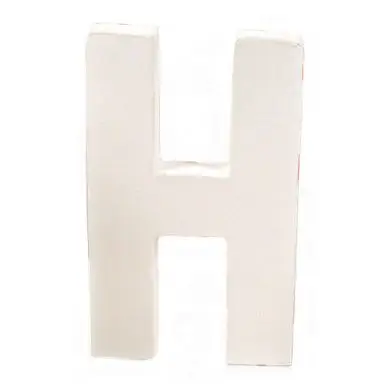 Remise Lettre en papier mâché 12cm H - Décopatch
