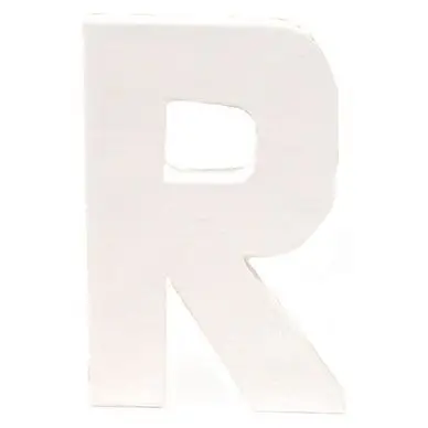 Lettre en papier mâché 12cm R - Décopatch Commander Vite