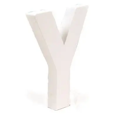 Seulement Aujourd'hui Lettre en papier mâché 12cm Y - Décopatch