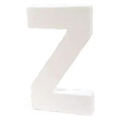 Promotion Lettre en papier mâché 12cm Z - Décopatch