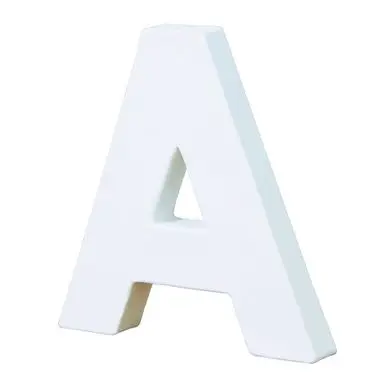 Lettre en papier mâché 20.5cm A - Décopatch Super Prix