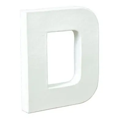 Satisfait Ou Remboursé Lettre en papier mâché 20.5cm D - Décopatch