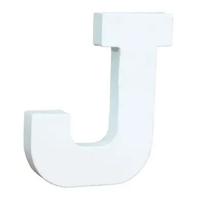 Lettre en papier mâché 20.5cm J - Décopatch Quantité Limitée