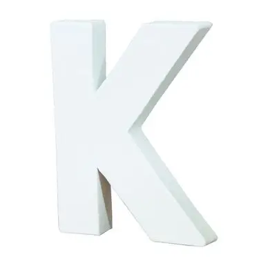 Lettre en papier mâché 20.5cm K - Décopatch Petit Prix