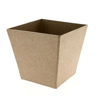 Promotion Pot en papier mâché 10 x 10 x 9,5 cm - Décopatch