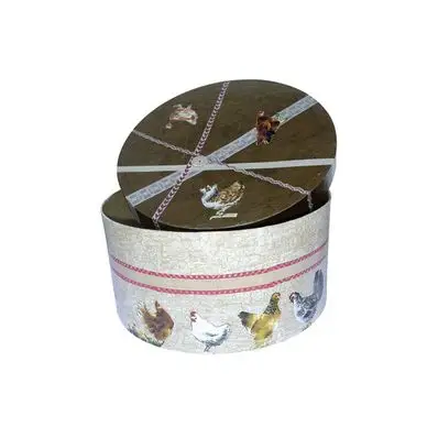 Boîte à chapeau en papier mâché - Décopatch Livraison Express