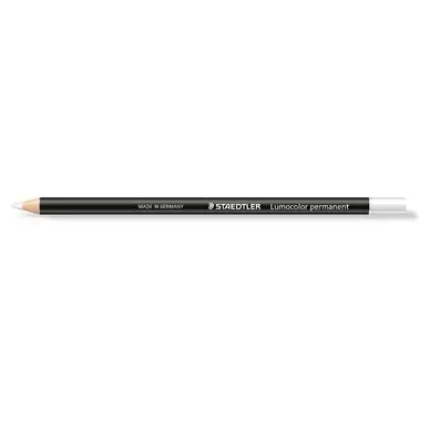 Prix Réduit Crayon Lumocolor Glasochrom blanc - Staedtler