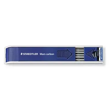 Achat Immédiat Mines graphite Mars Carbon 2mm étui de 12 dureté 2B - Staedtler