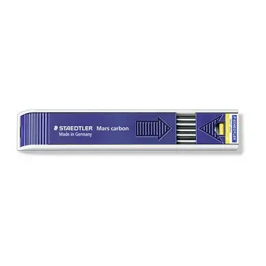 Mines graphite Mars Carbon 2mm étui de 12 dureté 4H - Staedtler Quantité Limitée
