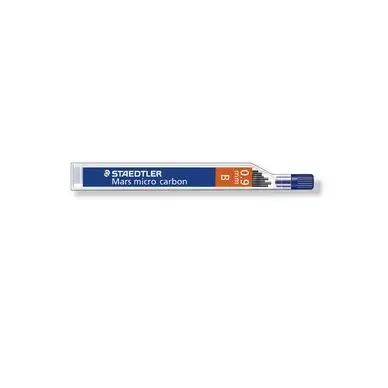 Certifié Mines graphite Mars Micro Carbon 0.9mm étui de 12 dureté B - Staedtler