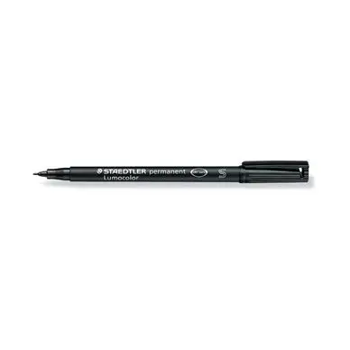 Feutre permanent tout support pointe super fine 0,4 mm Lumocolor - Staedtler Haute Qualité