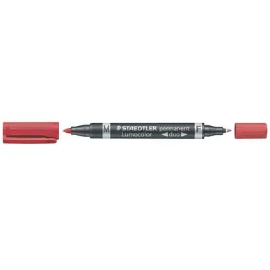 Marqueur permanent Lumocolor Duo 348 - Staedtler Commander Vite