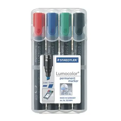 Marqueur permanent Lumocolor 350 par 4 Réduction