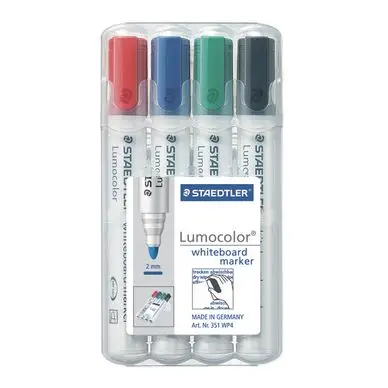 Marqueur pour tableau Lumocolor 351 ogive par 4 Super Prix