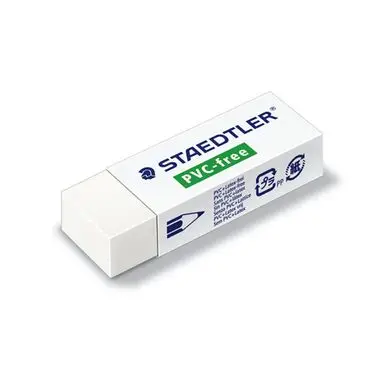 Gomme blanche sans PVC ni latex 65 x 2m - Staedtler Satisfait Ou Remboursé