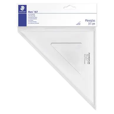 Équerre en plexiglas 45° 31cm - Staedtler Offre Du Jour
