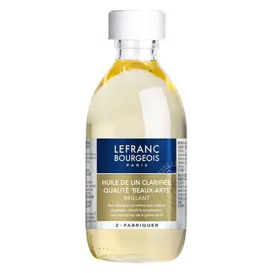 Huile de lin clarifiée 250ml - Lefranc Bourgeois Pas Cher