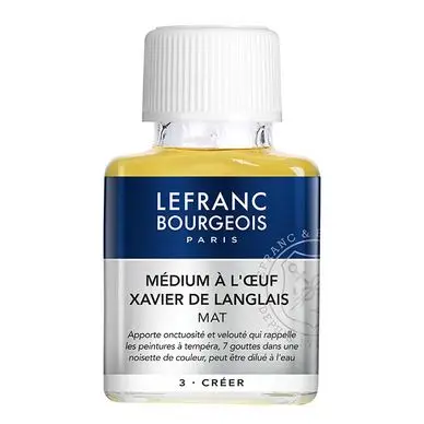 Médium huile à l'oeuf 75ml - Lefranc Bourgeois Achat Immédiat