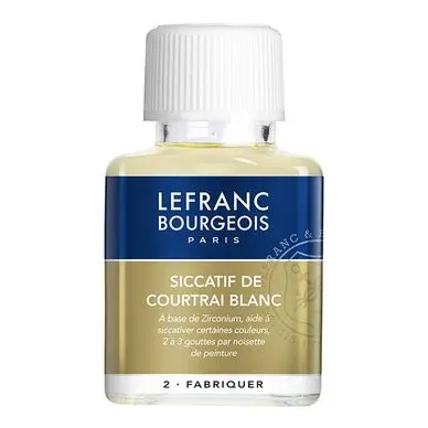 Siccatif de Courtrai blanc 75ml - Lefranc Bourgeois Remise