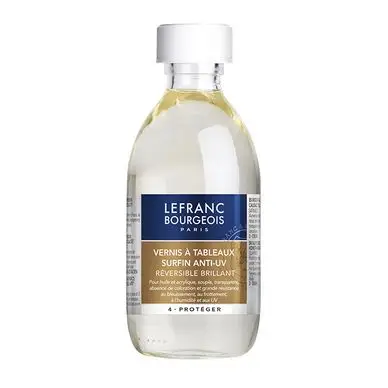 Pas Cher Vernis à tableaux surfin Anti-UV Brillant 250 ml - Lefranc Bourgeois