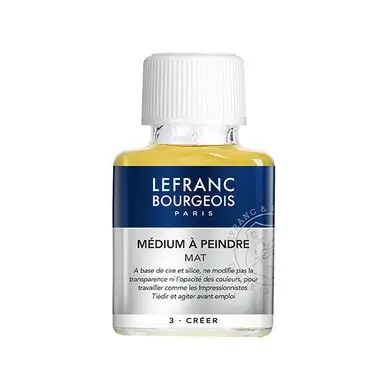 Médium à peindre mat LB 75 ml - Lefranc Bourgeois Prix Bas