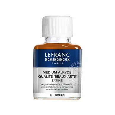 Populaire Médium à peindre Alkiyde LB Qualité Beaux-arts satiné 75 ml - Lefranc Bourgeois