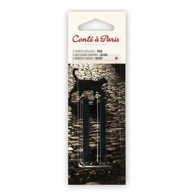 Pastel sec Set de 2 Noir HB - Conté à Paris Promotion Saisonnière