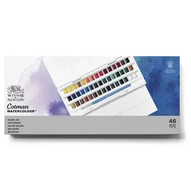 Aquarelle fine 45 demi-godets - Cotman Livraison Express