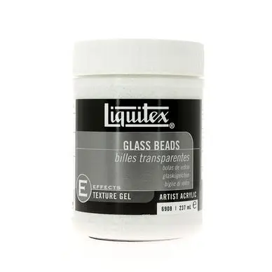 Medium-gel de texture pour acrylique 237ml bille de verre - Liquitex Prix Réduit