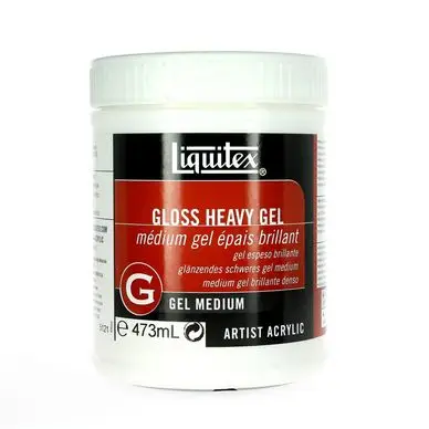 Certifié Médium-gel de texture pour acrylique 473ml épais brillant - Liquitex