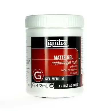 Prix Cassé Médium-gel de texture pour acrylique 473ml mat - Liquitex