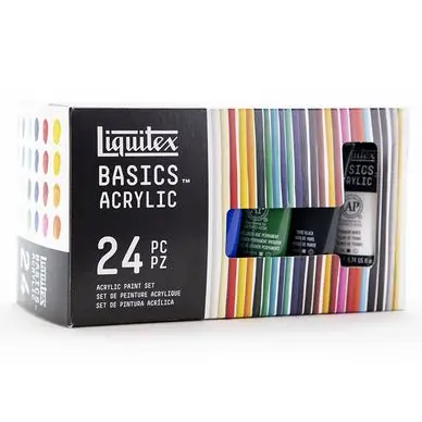 Peinture acrylique Basics Set 24 x 22 ml - Liquitex Commander Vite