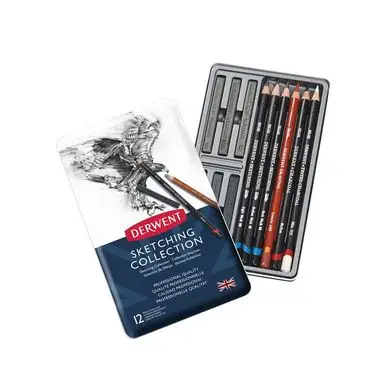 Coffret esquisse Sketching 12 pcs - Derwent Retour Gratuit