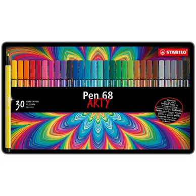 Boîte de 30 feutres Pen 68 - STABILO Remise