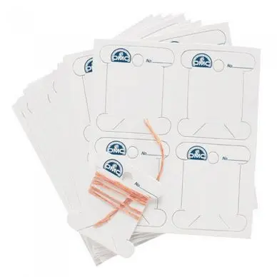 Usine Directe Cartes en carton pour échevettes - 56 pcs - DMC