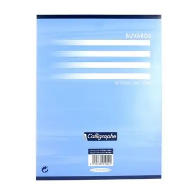 Papier buvard 16 x 21cm pochette de 10 feuilles - Clairefontaine Commander Vite