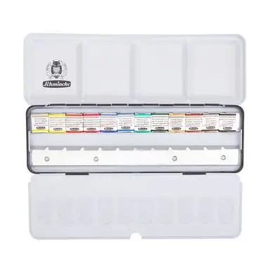 Réduction Peinture aquarelle Horadam coffret 12 demi-godets extra-fine - Schmincke
