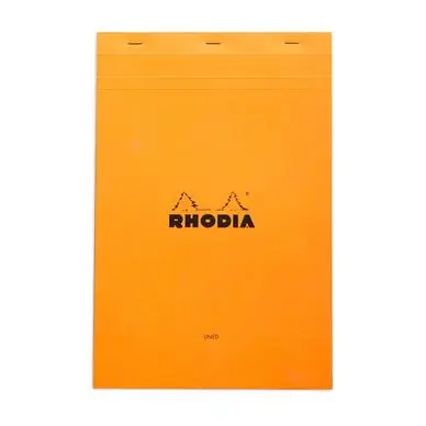 Bloc-notes n°19 Orange A4 Ligné - Rhodia Usine Directe
