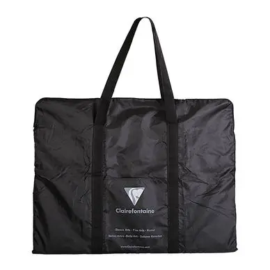 Sac d'artiste pour carton à dessin noir en polyamide 59 x 75cm - Clairefontaine Commande En Gros